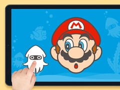 L'application Hello, Mario ! présente des personnages familiers de l'univers de Mario.