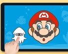 L'application Hello, Mario ! présente des personnages familiers de l'univers de Mario.