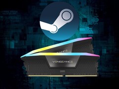 Bannière pour l'enquête Steam de mars 2026 avec 16 Go de RAM DDR5