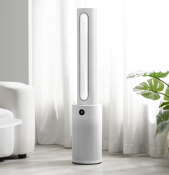 Le Mijia Smart Bladeless Purification Fan peut fournir des vitesses de vent allant jusqu&#039;à 15,5 m/s (~51 ft/s). (Image source : Xiaomi)