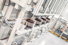 Dans le monde entier, environ sept moteurs électriques Bosch sortent actuellement de la chaîne de production chaque minute.
