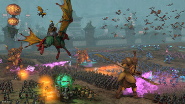 Image montrant une bataille dans Total War : Warhammer III