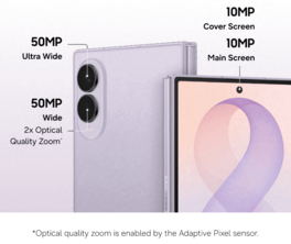 Détails sur l'appareil photo du Z Fold8