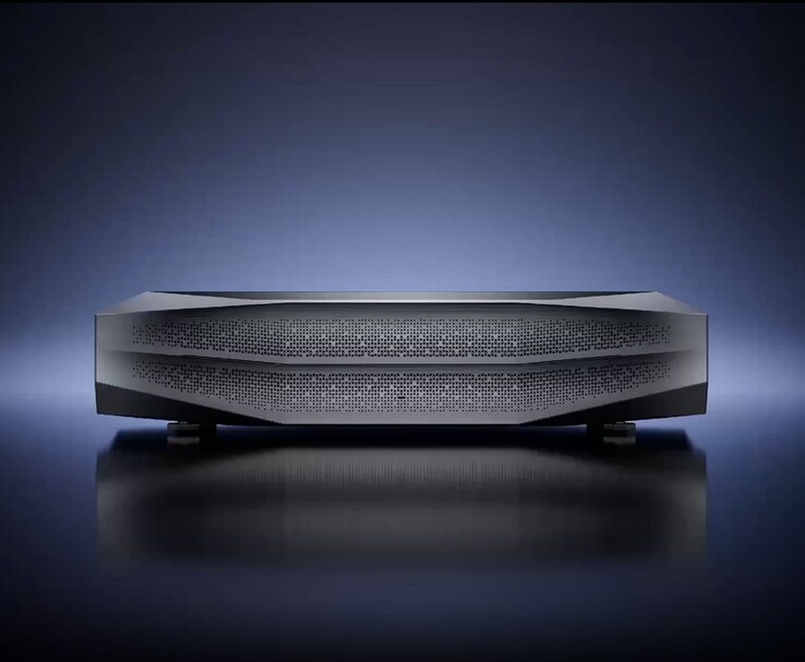 Awol Vision Aetherion, projecteur à focale ultra-courte, vue de face (Source de l'image : Awol Vision)