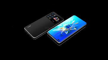 Concept de smartphone Huawei à double écran (image via @HolIndi sur Twitter)