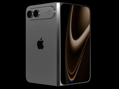 Un concept du pliage de l'iPhone basé sur les attentes actuelles.