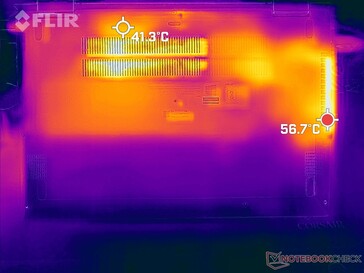 Carte thermique - Charge maximale - Fond