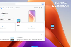 L&#039;interface OriginOS 6 x macOS. (Source de l&#039;image : Vivo)