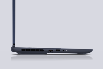 À gauche : RJ-45, USB-A 3.2 Gen. 1, casque d'écoute 3,5 mm (Source de l'image : Dell)