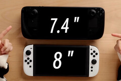 La Switch 2 pourrait ressembler à une Switch OLED agrandie, mais sans l'écran OLED. (Source de l'image : XNZ)