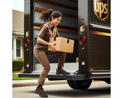 UPS licencie 12 000 de ses 85 000 cadres - l'IA le permet (image symbolique : DALL-E / AI)