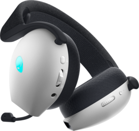 Casque sans fil bi-mode Alienware AW720H - Lumière lunaire. (Source d'image : Dell)