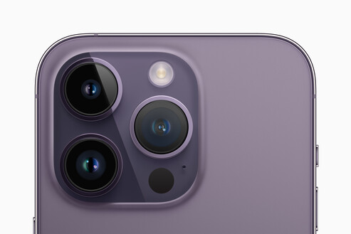 L'iPhone 14 Pro et l'iPhone 14 Pro Max sont équipés d'une triple caméra de 48 MP. (Image Source : Apple)