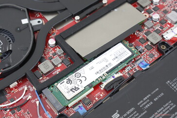 Notre appareil est équipé des mêmes SSD Samsung PM981a MZVLB1T0HBLR que le GX550