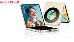 Nubia annonce le smartphone à clapet pliable Flip 5G (Source de l'image : Nubia [édité])