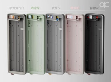 Le Qwertykeys QK65 MK3 sera disponible en cinq coloris d'inspiration rétro. (Source : Qwertykeys)