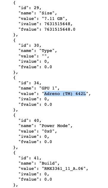 Le "Realme RMX3361" sur Geekbench. (Source : Geekbench)