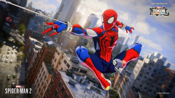 Le costume de Spider-Man issu de Marvel Tokon : Fighting Souls.
