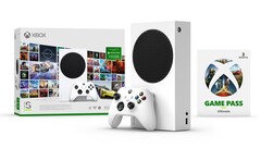 Microsoft inclut trois mois de Game Pass Ultimate et une manette sans fil avec la Xbox Series S dans le Starter Bundle. (Image : Microsoft)