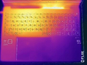 Test de résistance aux températures de surface (face supérieure)
