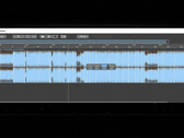 Éditeur audio multipiste open source Audionaut affichant une forme d’onde audio sur sa timeline de montage.