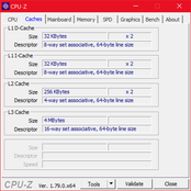 CPU-Z : cache.