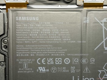 Informations sur la batterie