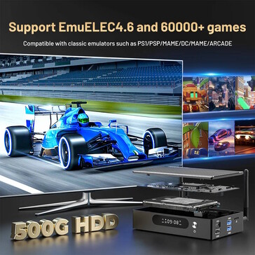 La Super Console X3 Pro est censée pouvoir émuler de nombreuses plates-formes (Image source : KinHank)
