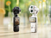 DJI commercialise l'Osmo Pocket 4P en noir et en blanc.