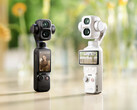 DJI commercialise l'Osmo Pocket 4P en noir et en blanc.