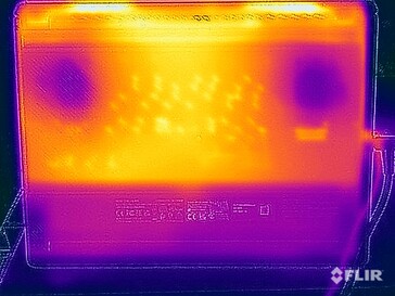 Test de résistance aux températures de surface (en bas)