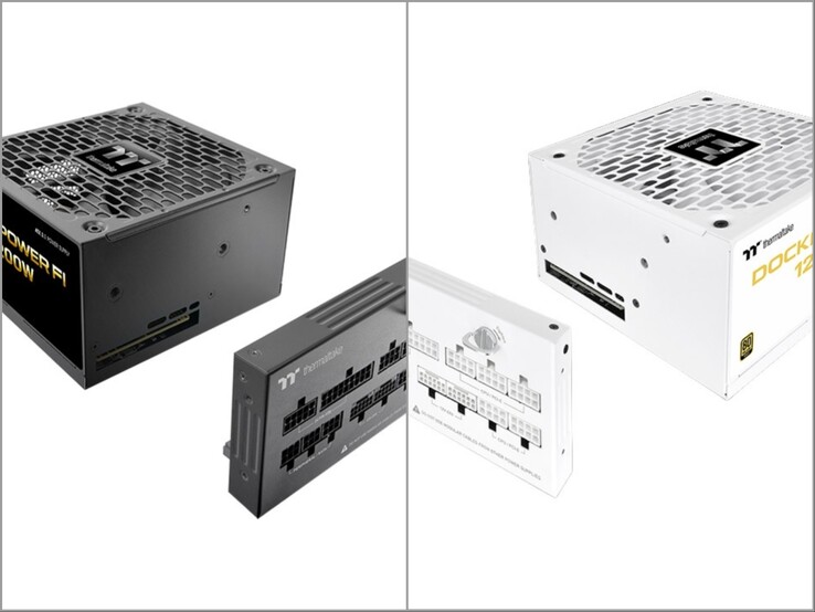 Bloc d'alimentation Thermaltake Dockpower FI, disponible en noir et en « Snow ».