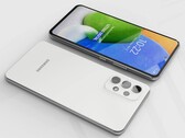 Rendu imaginé du Samsung Galaxy A73. (Source : LetsGoDigital)