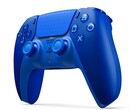 La manette DualSense « Icon Blue Special Edition » comporte de minuscules icônes PlayStation sur le pavé tactile.