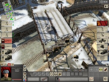 Sur l’image : une capture d’écran de Men of War: Assault Squad.