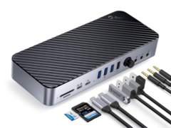 La station d'accueil Orico 20-en-1 est arrivée sur Amazon. (Source de l'image : Orico)