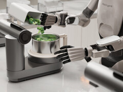 Robot R1 en train de cuisiner (Image source : Robbyant)