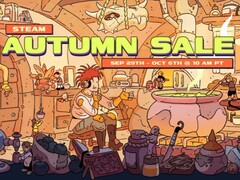 L&#039;illustration officielle de la vente d&#039;automne 2025 de Steam. (Source de l&#039;image : Valve)  