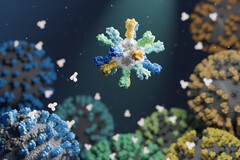 Les nanoparticules de protéines modifiées recouvertes de diverses protéines de la grippe, par exemple, peuvent nous aider à développer de nouvelles approches pour la mise au point de vaccins. (Source de l'image : Ian C. Haydon / UW Medicine Institute for Protein Design)