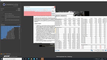 Cinebench R15 : TDP après 15 min