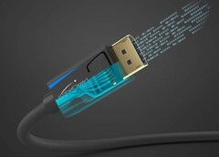 DisplayPort 2.0 offre le double de la largeur de bande des connecteurs Thunderbolt 4. (Source de l'image : HotHardware)