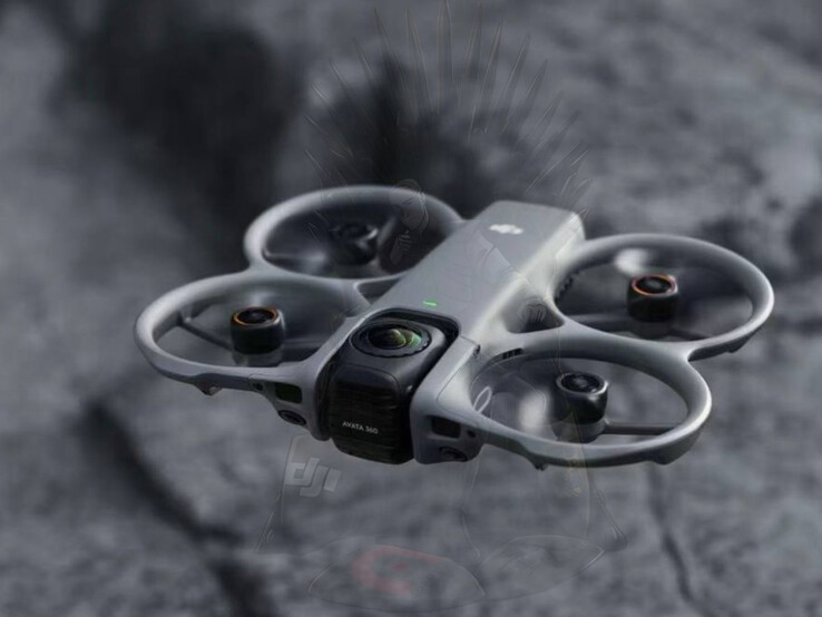 La DJI Avata 360 dans sa position de caméra par défaut. (Source de l'image : via Igor Bogdanov)