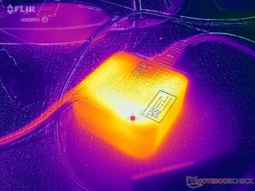 L'adaptateur CA atteint près de 50°C en cas d'utilisation intensive
