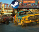 Dirt 5 est un jeu de course tout-terrain plein d'action, de style arcare, qui bénéficie d'une réduction pendant les soldes d'automne de Steam. (Source de l'image : Steam - édité)