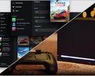 Application Xbox sur Windows (en haut) et Steam Machine (en bas).