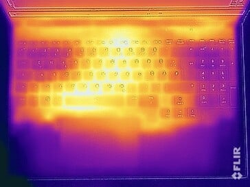 Test de résistance aux températures de surface (en haut)