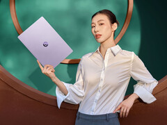 L'A14 Air 2026 est proposé à partir d'environ 1 003 dollars en Chine. Sur la photo : une image promotionnelle mettant en valeur la finesse de cet ordinateur portable.