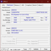 Carte mère CPU-Z