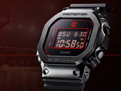 La dernière collaboration de Casio avec Rui Hachimura donne à la G-Shock 5600 classique une allure flamboyante. (Source de l&#039;image : Casio Japan)