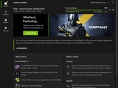 GeForce Téléchargement du pilote Game Ready 555.85 dans l'application Nvidia (Source : Own)